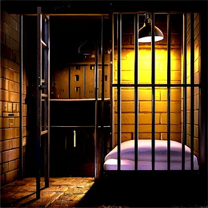 Brightly Lit Prison Cell PNG Uex61 PNG