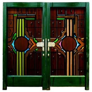 Brightly Painted Door PNG Exw66 PNG