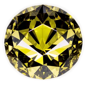 Brilliant Cut Yellow Diamond Icon Png Avf80 PNG image