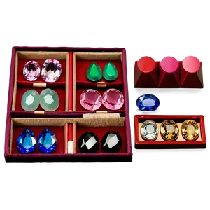 Brilliant Gems Display Png 06262024 PNG image