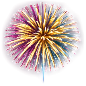 Brilliant Gold Fireworks Png Lqn90 PNG image