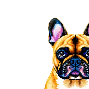 Brindle French Bulldog PNG 10