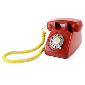 British Red Box Rotary Phone Png 06132024 PNG image