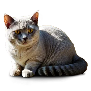 British Shorthair Cat PNG 05232024 PNG