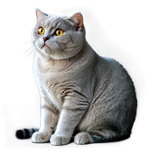 British Shorthair Cat PNG 05252024 PNG