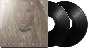 Britney Spears Glory Album Vinyl PNG image