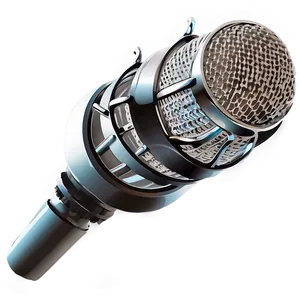 Broadcast Quality Podcast Mic PNG Rvp