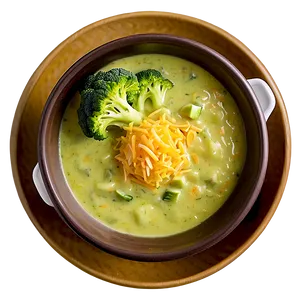 Broccoli Cheddar Soup PNG 05242024