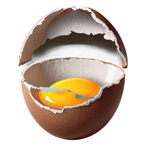 Broken Egg Art PNG Ach2 PNG