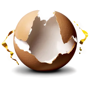 Broken Eggshell Art PNG Mcv63 PNG