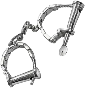 Broken Handcuffs Isolated PNG image