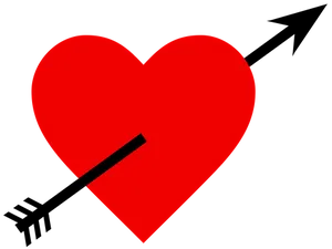 Broken Heart Black Background