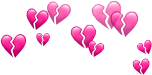 Broken Heart Filter Effect PNG image