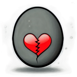 Broken Heart Grief Emoji PNG Qfy47 PNG