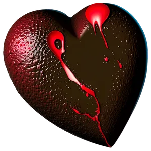 Broken Heart Outline PNG Yrj