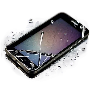 Broken Phone Screen Realistic Png Lku PNG image