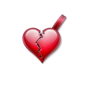 Broken Valentine Heart Emoji PNG Qwv18 PNG
