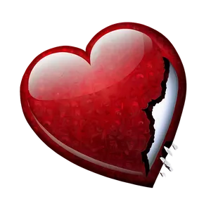Broken Valentine Heart Emoji PNG Tms PNG
