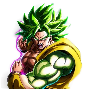 Broly In Battle Png Fwc90 PNG image