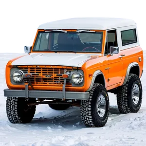 Bronco In Snow PNG 34