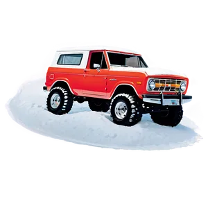 Bronco In Snow Png Auu88 PNG image