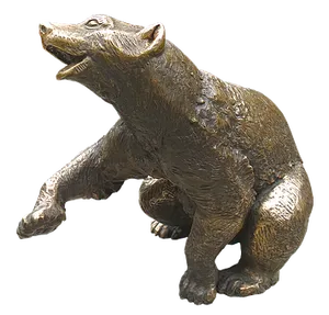 Bronze Bear Sculpture