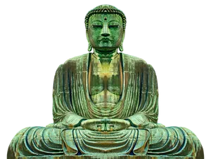 Bronze Buddha Statue Meditation PNG image