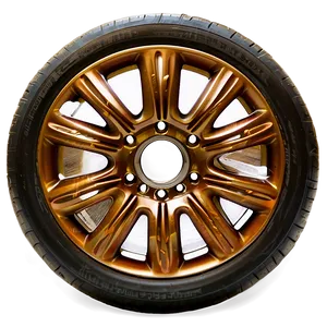 Bronze Car Wheel PNG 24 PNG
