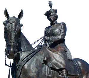 Bronze Equestrian Statue Queen