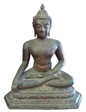 Bronze Meditating Buddha Statue