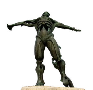 Bronze Muscle Anatomy Statue