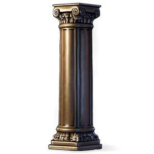 Bronze Pillar Png Qki PNG image
