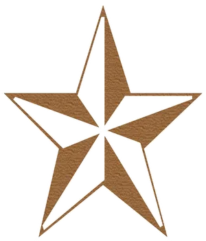 Bronze Star Graphic PNG image