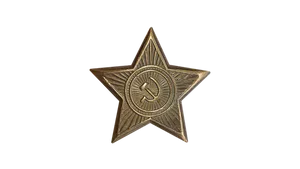 Bronze Star Medal Black Background PNG image