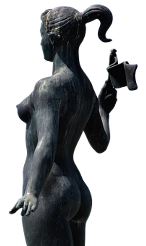 Bronze Statue Elegant Pose
