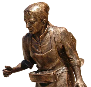 Bronze Statueof Working Man
