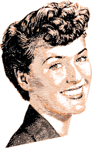 Bronze Texture Portrait PNG