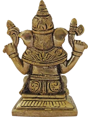 Bronze Vinayagar Statue PNG image
