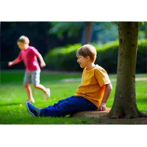 Brother In Park PNG Jxh54 PNG