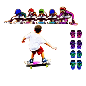 Brother Skateboarding PNG 62