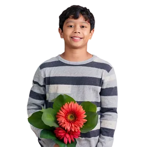 Brother With Flowers PNG Kpi56 PNG