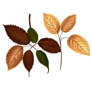 Brown Autumn Leaves Png Ugn72 PNG image