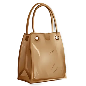 Brown Bag Cartoon PNG 06282024