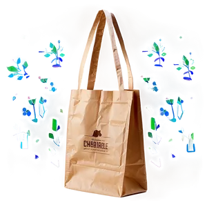 Brown Bag Flat Design PNG Qsj69 PNG