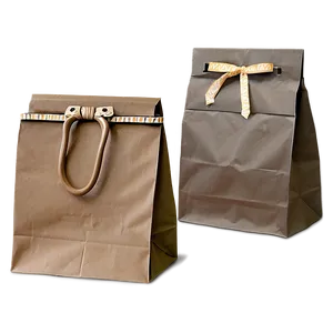 Brown Bag For Gift PNG 06282024