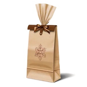 Brown Bag For Gift PNG Efg