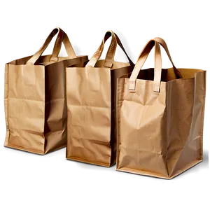 Brown Bag For Storage PNG Koe
