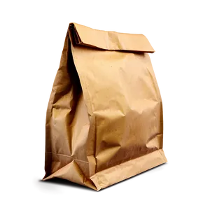 Brown Bag Isolated PNG 06282024
