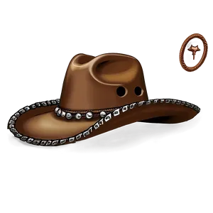 Brown Cowboy Hat Transparent PNG 05262024