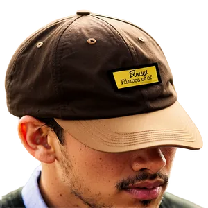 Brown Dad Cap Model PNG Tdk PNG
